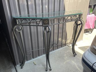 Metal Entry Table And Mirror $200 Obo 