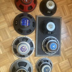 Celestion,Weber,Eminence Guitar Speakers