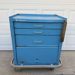 Vintage Waterloo tool box / Water Loo toolbox- Made  in USA