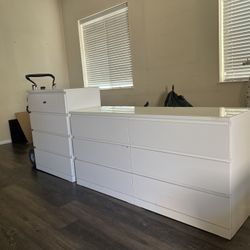 Matching White Chest & Dresser! 
