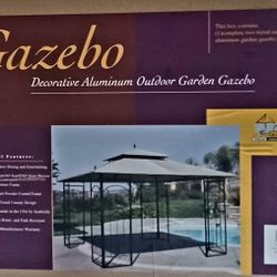 BEAUTIFUL GAZEBO'S BRAND NEW! SHADE COVER FOR POOL LOUNGING, PET COVERING, SHADE