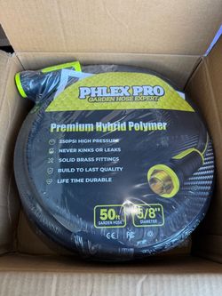 PHLEX PRO 50 FT   5/8” Garden Hose – Brand New