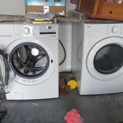 LG washer and dryer