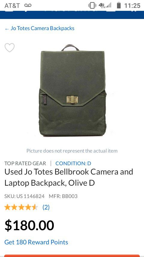 Johanson camera backpack