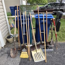 Shovels, Brooms, Rakes Etc.