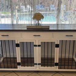 Custom Double Dog Crate/Kennel 