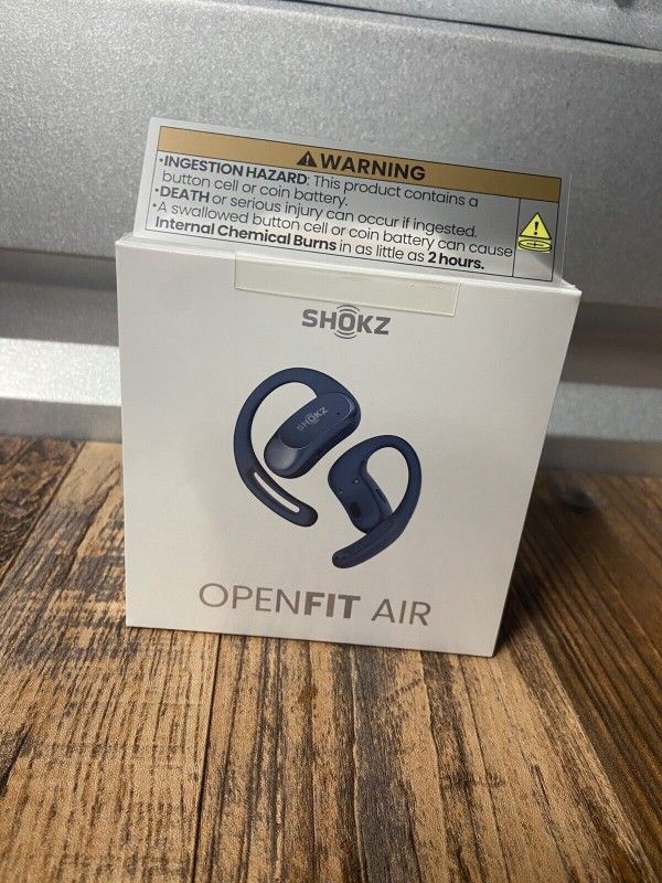 Shokz - OpenFit Air Open-Ear True Wireless Earbuds - Stone Blue NEW IN BOX