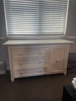 White dresser