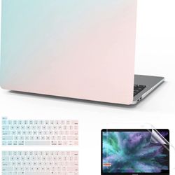 Anban Compatible with MacBook Pro 14 inch Case 2021 Release A2442 with M1 Pro/Max Chip, Clear Plastic Hard Shell Case