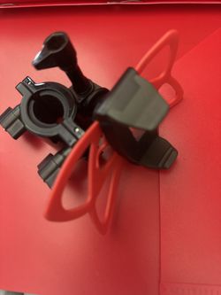 Bike Phone Mount Holder, 360° Rotatable Motorcycle Cellphone Holder for Phones Up to 3.6" W x 6.9" L, Anti-Shake Handlebar Phone Mount for Bicycle Mot