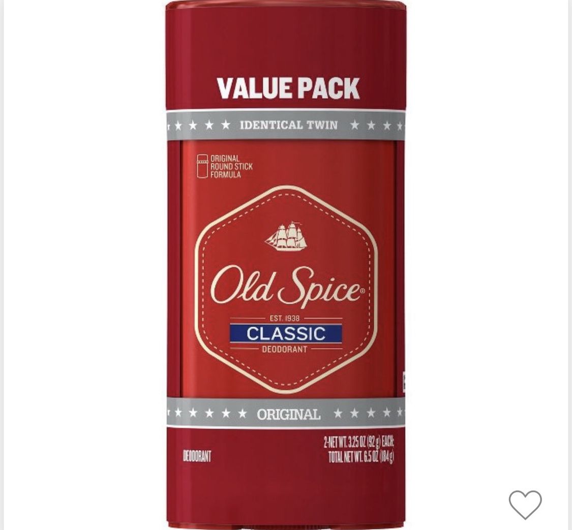 Old Spice Classic Original Deodorant Twin Pack