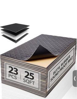 23 Pcs 4-Layer 200 Mil Car Sound Deadening Mat