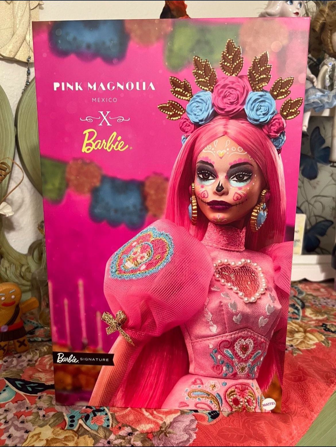 Pink Magnolia 2023 Dia De Los Muertos Barbie