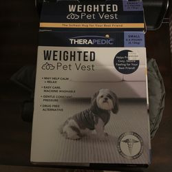 Pet Vest Weighted Gray 