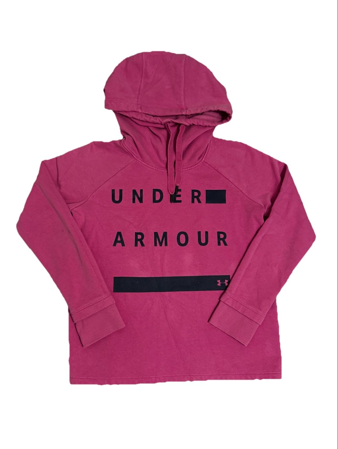 Womens UA Athletic Pink Casual Active  Cotton Classic Hoodie Size Extra Small