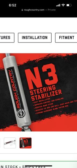 N3 Rough Country Steering Stabilizer Chevy/Gmc