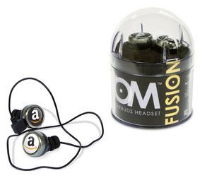 ATOM * Fusion Wireless Headset with earbuds / Cool and compact NEW in the case