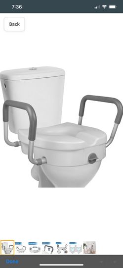 RMS Raised Toilet Seat - 5 Inch Elevated