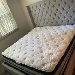 King Size Mattress And Bed Frame 