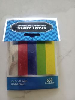 Star Labels Sticker Pack 660 Count