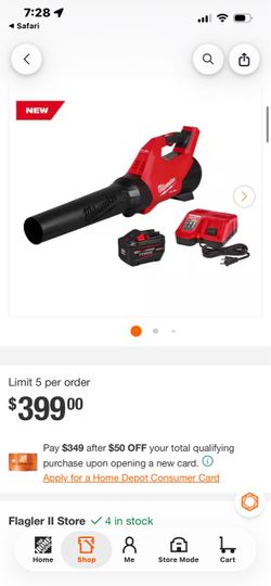 Milwaukee blower