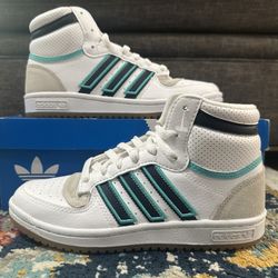 Adidas Top Ten Hi Junior “White Navy Mint”