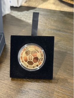 FIFA World Cup 2026 Soccer Gold Commemorative Coin/Medallion in Box