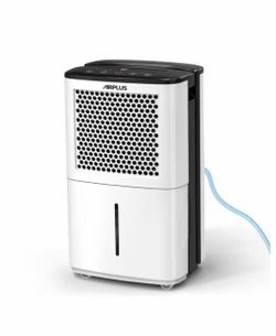 38 pt. 2000 sq. ft. Portable Dehumidifier in White with Auto Defrost, Anionic Air Mode, Variable Speeds, Low Noise