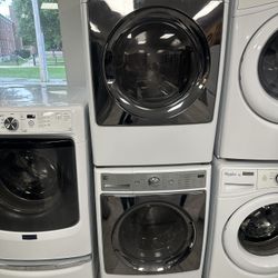 Kenmore Set Washer 4.5 Cu.ft Electric Dryer 7.5 Cu.ft Front Load High Efficiency Stackable 