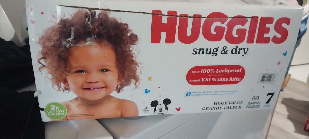 HUGGIES SIZE 7 $38