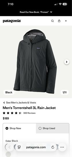Patagonia Men's Torrentshell 3L Rain Jacket