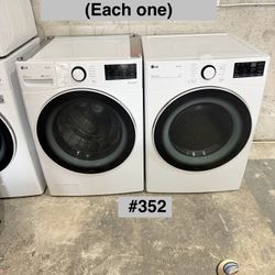 LG Washer And Dryer Front Load Electric (#352)