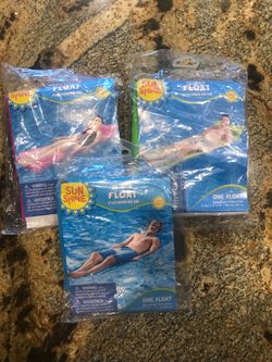 Swimming Raft 72” X 27” All 3 For $10