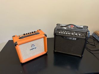 Orange Crush Combo Amplifier + Line 6 Spider IV 15 Combo Amplifier