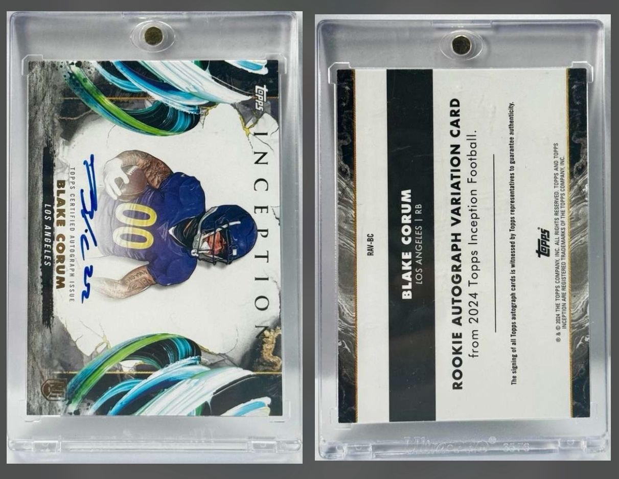 2024 Topps Inception - Blake Corum - Rookie Autographs Variations
