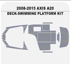2008 to 2015 axis a20 deck swim platform kit