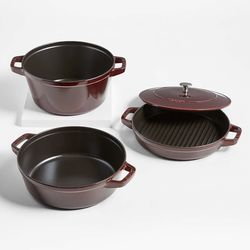 Staub 4 piece stackable