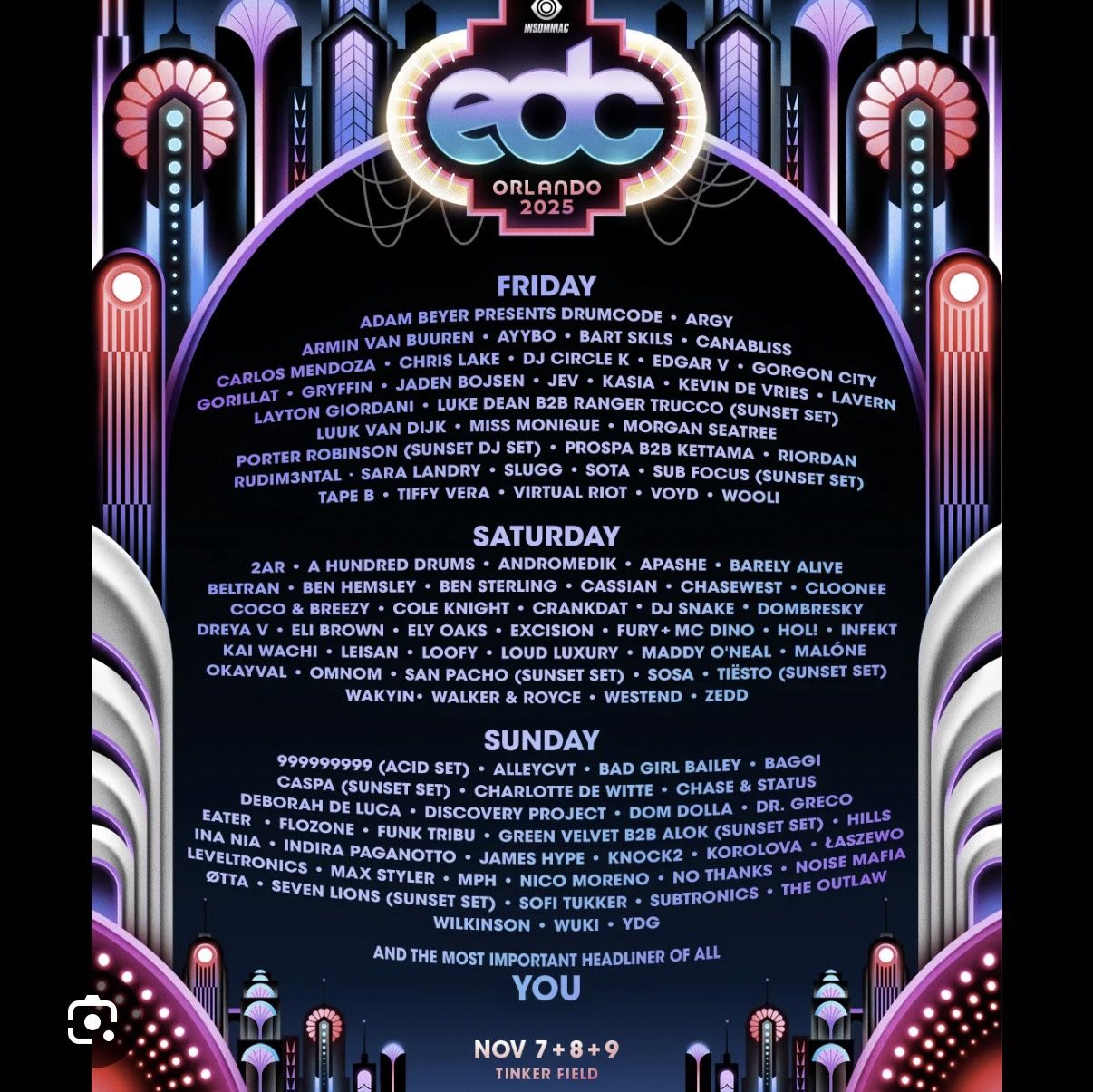 EDC ORLANDO VIP TICKET