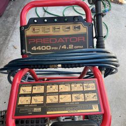 4400 Psi Predator Pressure Washer