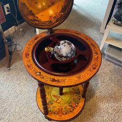 Vintage Italian Globe Liquor Cabinet 