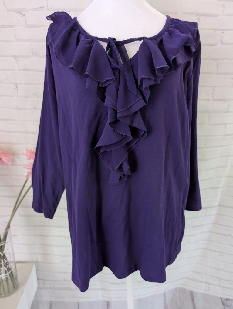 New Jones New York Top Size 1X