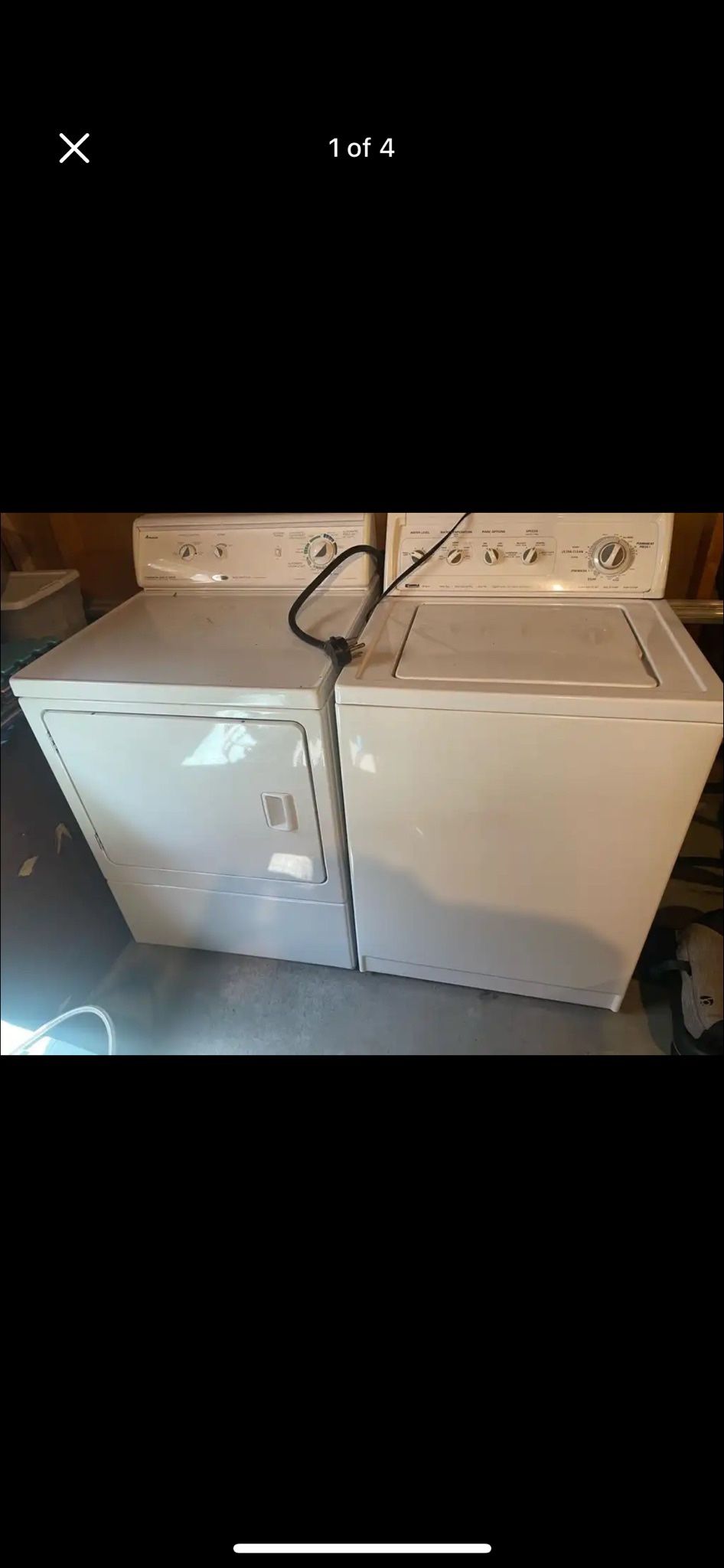 Washer & Electric Dryer