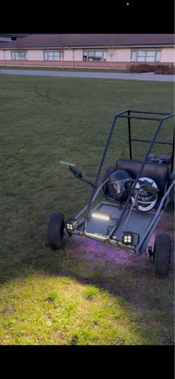 Custom Off-Road Go-Kart with Roll Cage