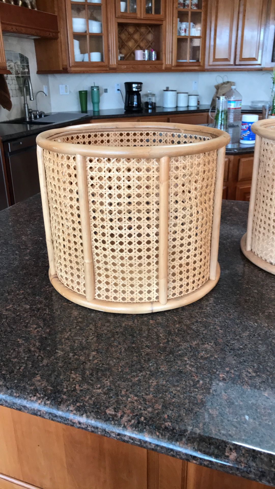 Cane Big Plant Holder