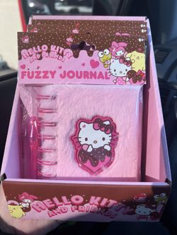 Hello Kitty Fuzzy Notebook