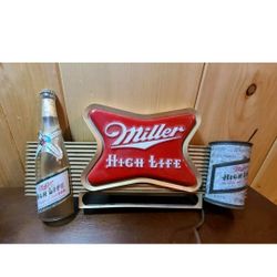 Vintage 1954 Miller High Life - Light Up Sign