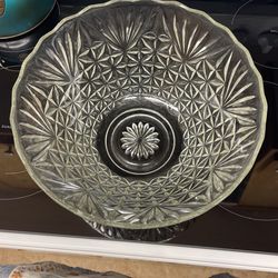 Punch Bowl And Glass Cups