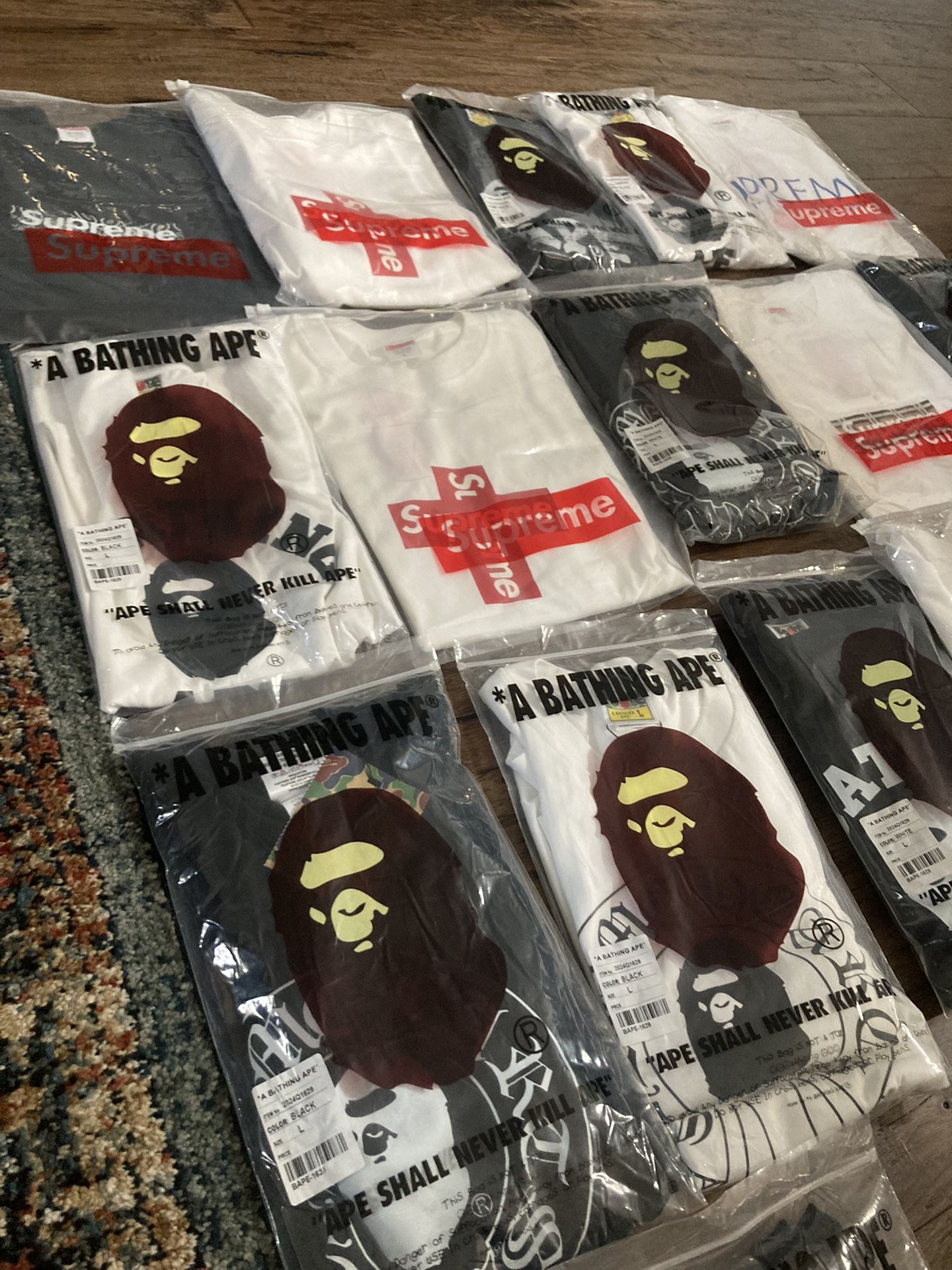 Bape Shirts Supreme Shirts