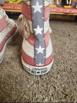 2011 Converse Chuck Taylor All Star High Old Glory Faded American Flag Shoes for Sale in Irving TX OfferUp