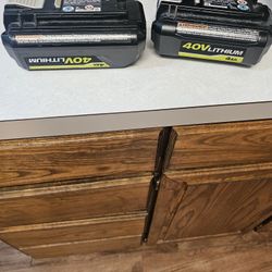 40v Ryobi Batteries